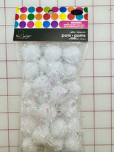 Applique - Iridescent White Mini Pom Poms Close-Out